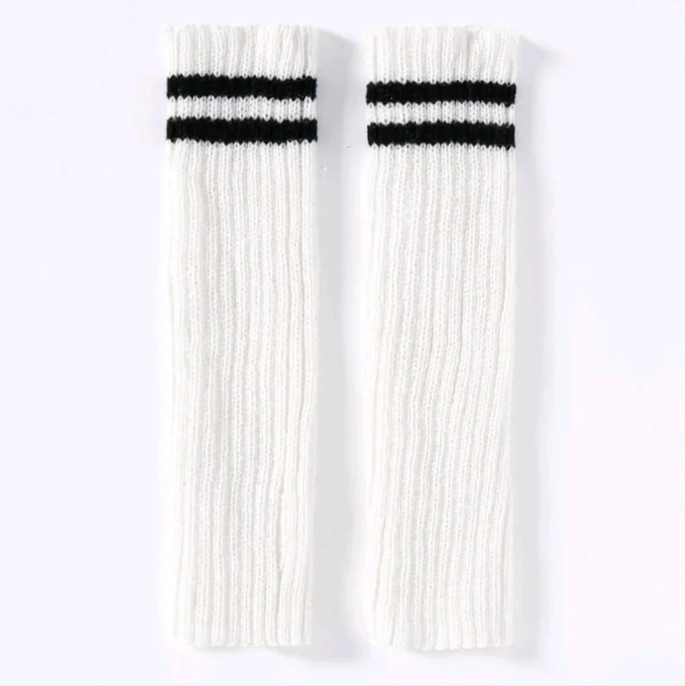 Striped Fingerless Gloves